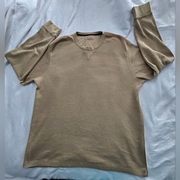 G.H.Bass & Co. Mens Long Sleeved Thermal T-Shirt Tan color, size XXL - Picture 7 of 12